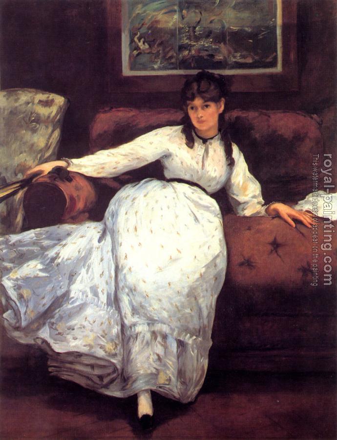 Edouard Manet : Repose (Study of Berthe Morisot)